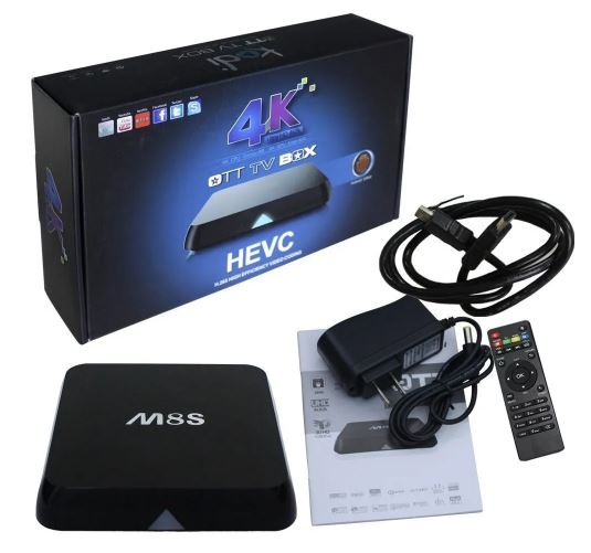 - Televisores - preta - Central - unidade    Cod. TV BOX 4K ULTRA HD HEVC